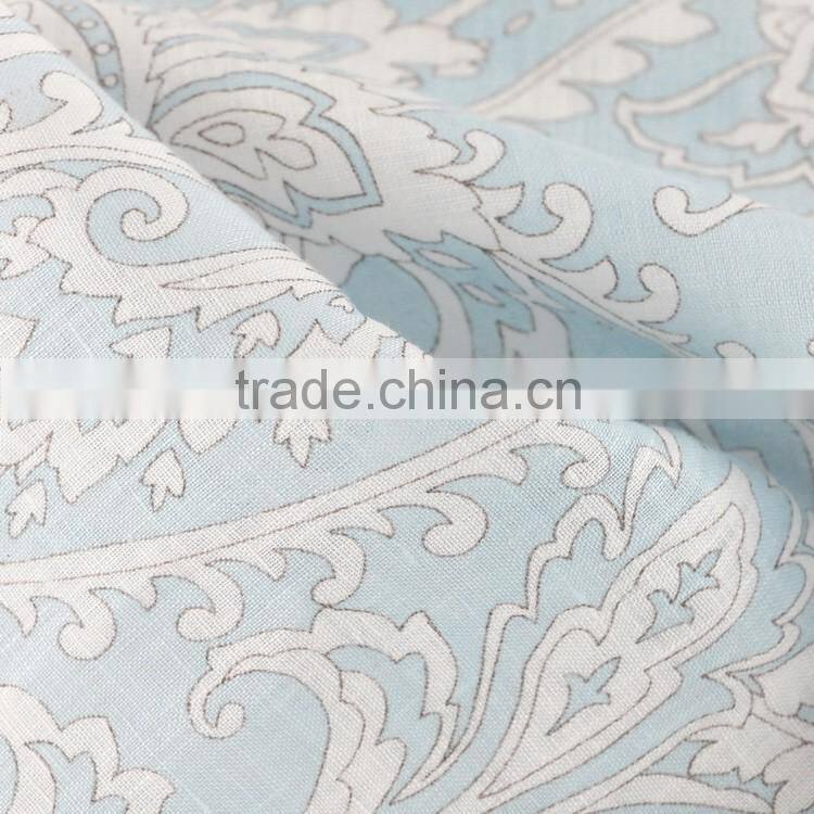 screen printed linen fabric wholesale 21*21,linen fabric for dress & skirt,100% linen fabric french