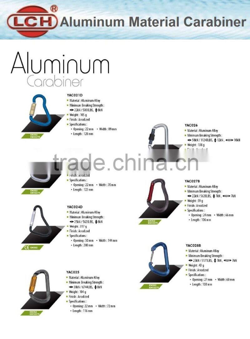 Wholesale Stainless Carabiner Spring Parachute Snap Hooks