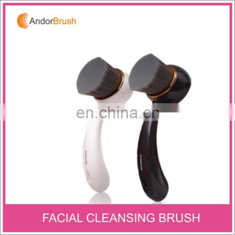 2021 superfine fiber Soft Facial Brush Deep Pore Cleansing Brush Nylon Face Washing Brush with Long Handle
