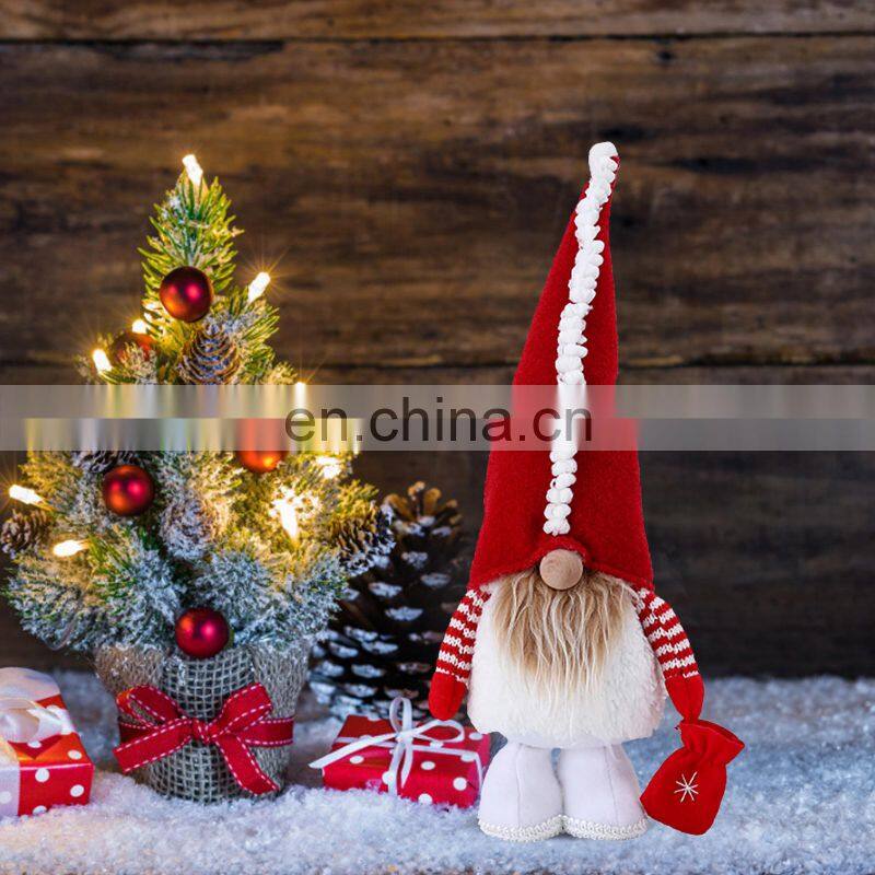 Christmas Faceless Gnome Santa Xmas Tree Hanging Ornament Doll Decoration For Home Pendant Gifts Drop Xmas Ornaments Party