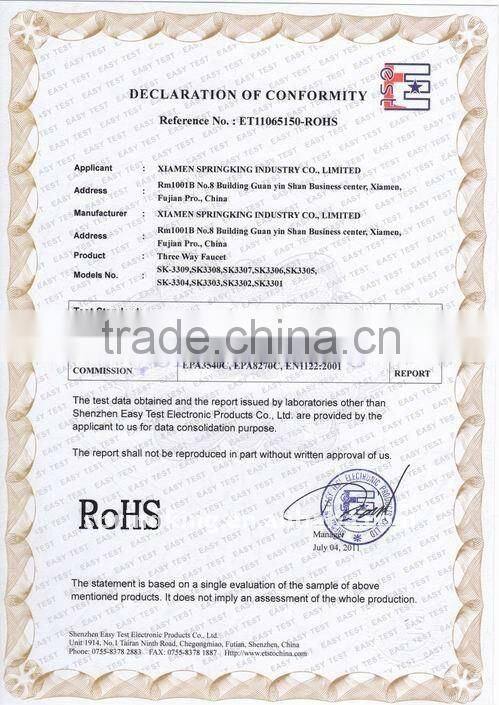 Brass Body Double Handles 3 Way Water Filter Kitchen Mixer Tap