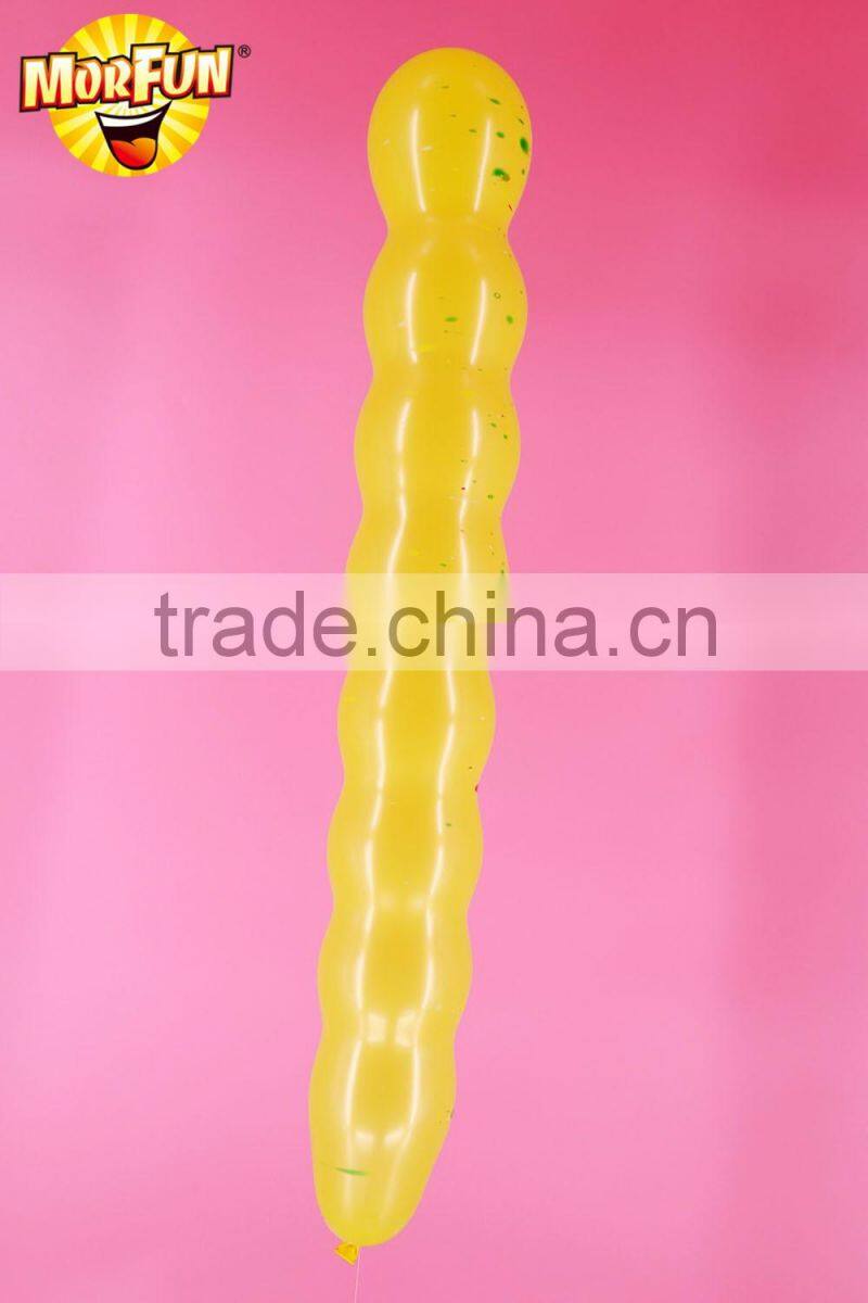 Hot Sale Cheap Spiral Balloons/Colorful Screw Ball Latex Balloon