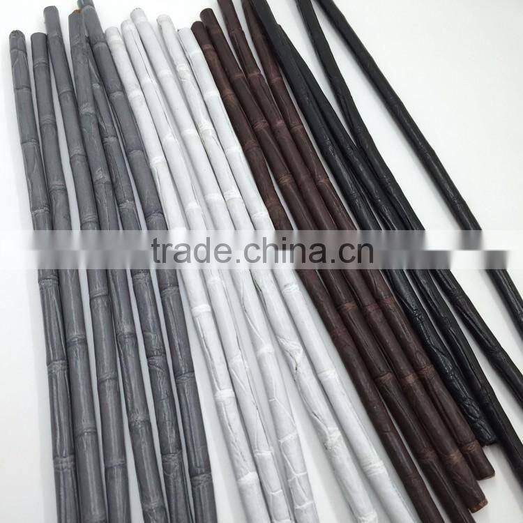 2016 Fashion Handmade Real Ostrich Leather Wristbands& Natural Color Leather Cord For Fashion Bracelet