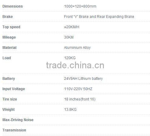 2016 New Folding Lithium Electric Bicycle