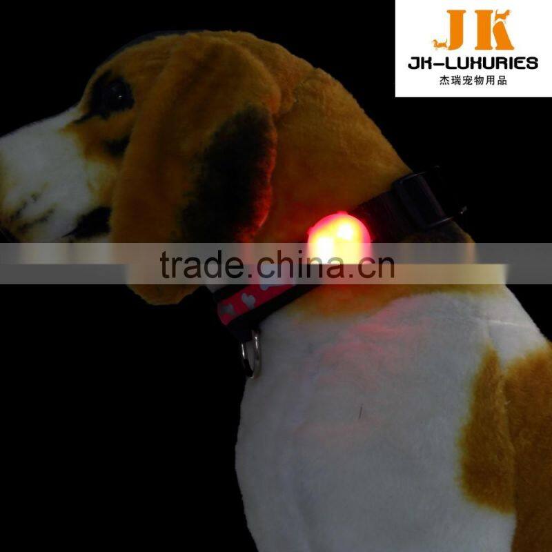 anti lost luxury christmas led dog bone shaped tags