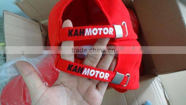 red brush cotton promotion cap for advertisment