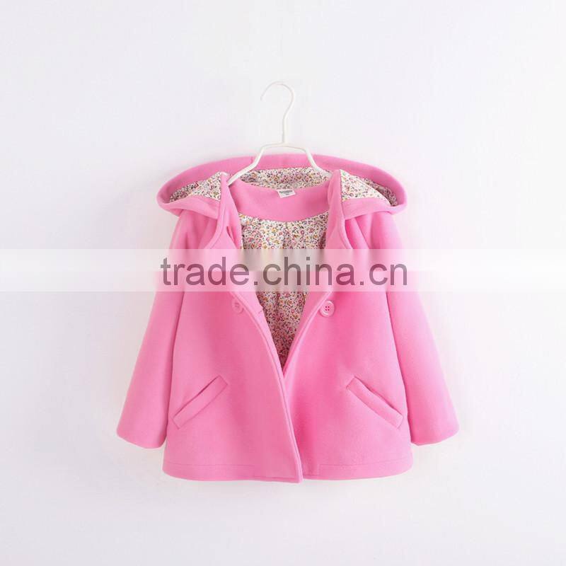 2015 new korean kids coat autumn fashion high quality child girls coat