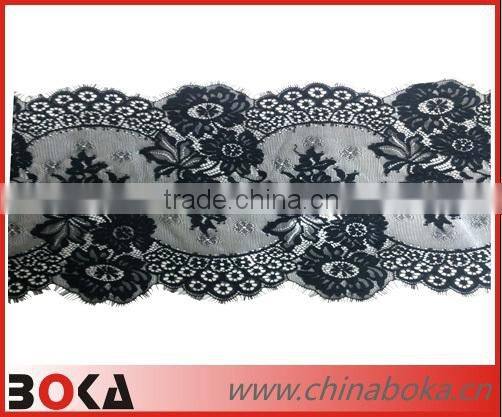 Rhinestones garment lace trim latest design
