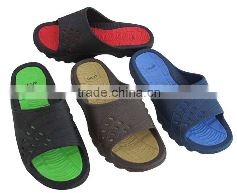 New design fashion man beach slippers