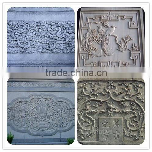 jinan missile 3d carving marble granite stone cnc