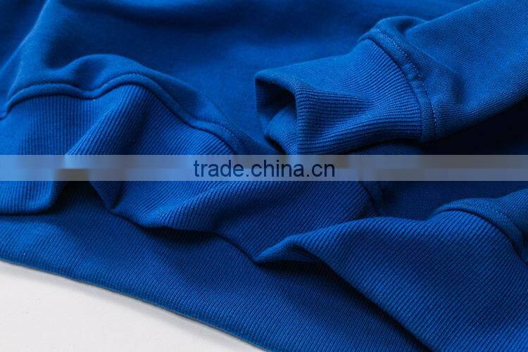 bulk order no brand name own logo sublimation women wear plain royal blue hoodie