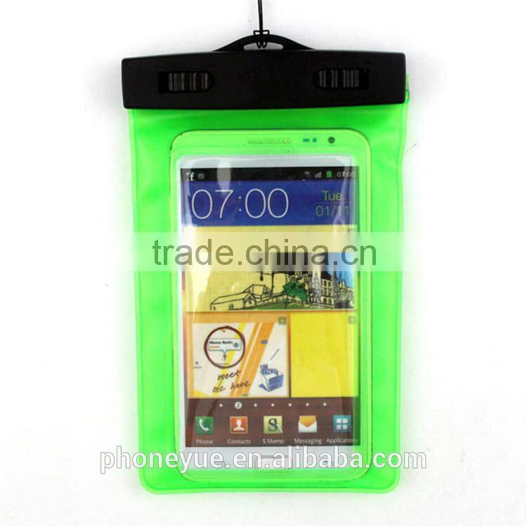 bigger size clear waterproof underwater pouch dry bag case for samsung a7