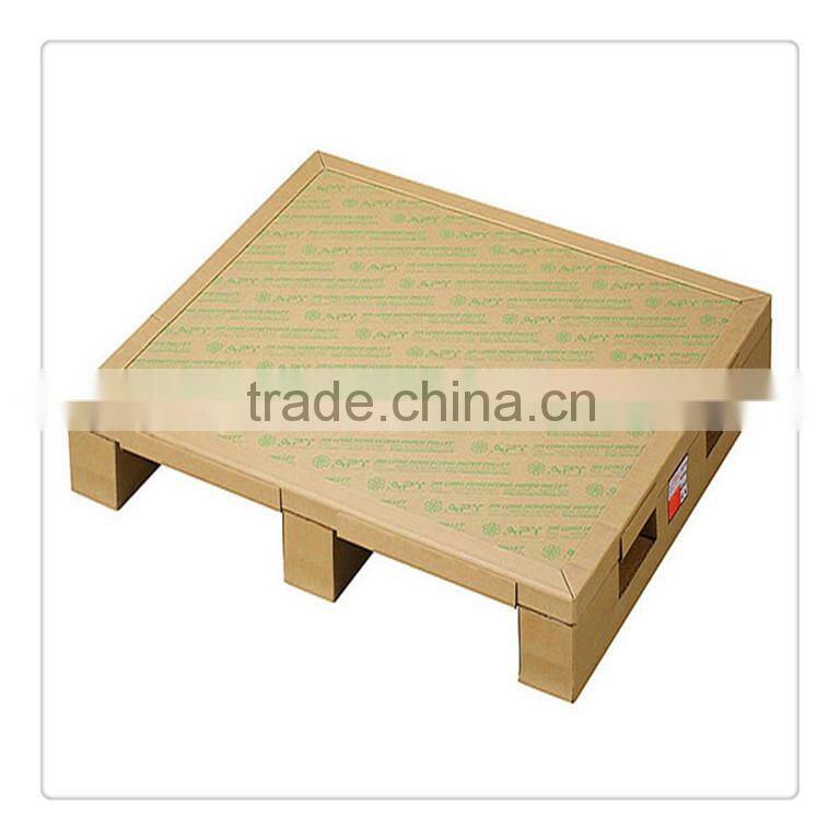 Logistic paper pallet one time used free fumigation for cargo transportation