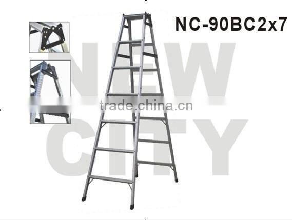 Aluminum lightweight folding step ladder NC-90BC2X4