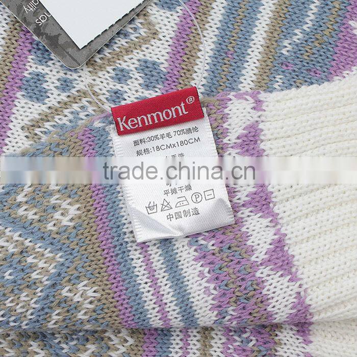 FASHION KNITTED SCARF AND HAT SET/KNITTED WINTER SETS/KNITTED SCARF AND HAT WITH TOP BALL /POMPOM HAT/CABL DESIGN HAT