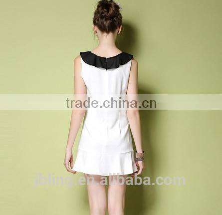 fashion simple design girls frock wholesale