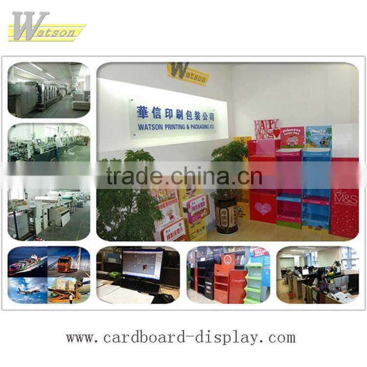 Chocolate promotion corrugated paperboard pallet display rack