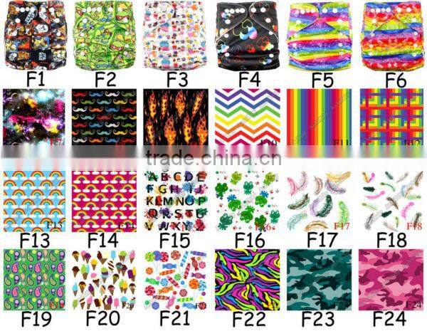 2014 New Prints Baby Cloth Diapers With The Most Popular Print
