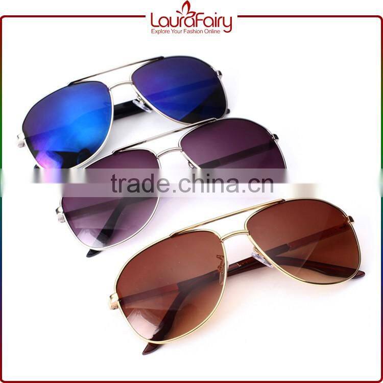 Laura Fairy Made In China European Style Metal Double Bridge Wenzhou Sunglasses