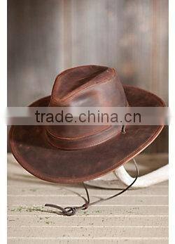 Cow Boy Leather Nice Hat