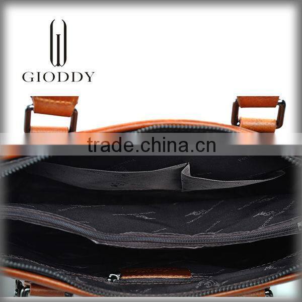 Famous brand 2014 wholesale camel leather bags for men