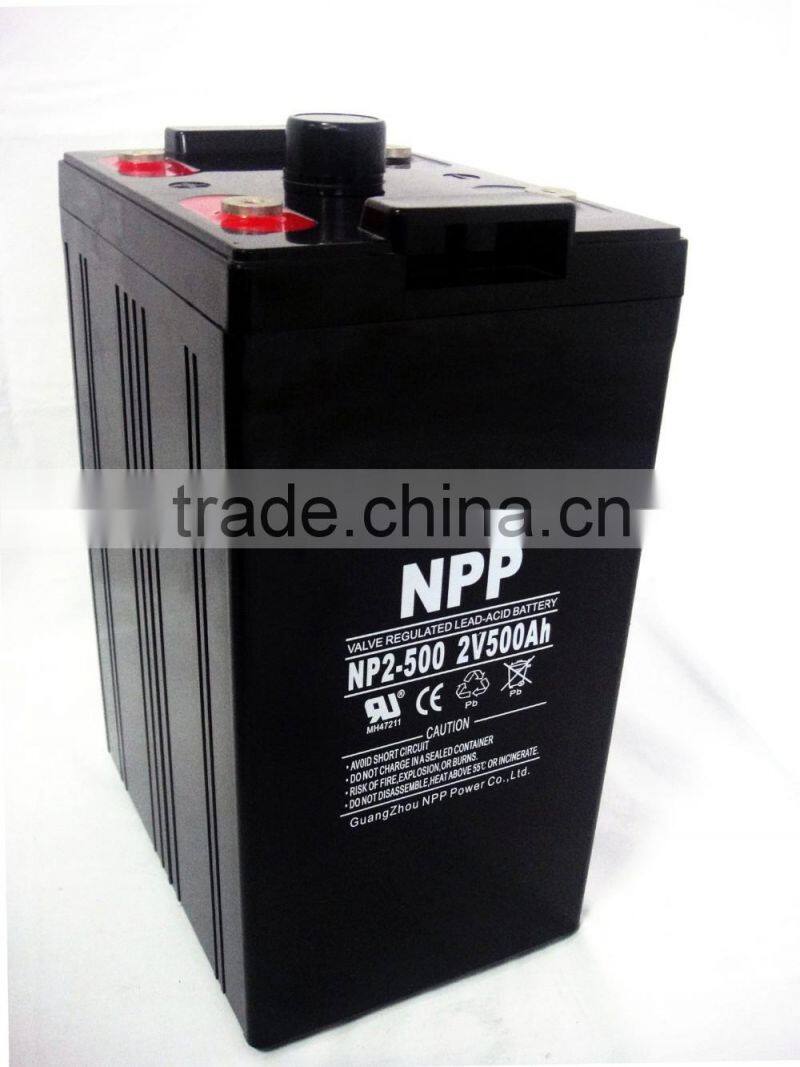 2v500ah lead acid battery for solar system
