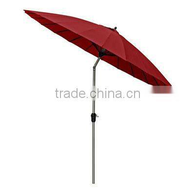 2.7M, Dia 38mm&1.1 Thickness Alu.Pole Garden Tilting Parasol With W/Crank
