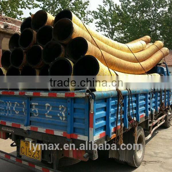 8 inch discharge rubber hose pipeline with loose flanges for dredging