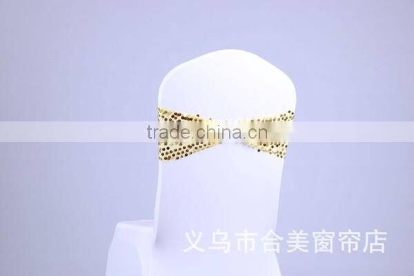 lace chair sash elastic ruffle chair sash cheap spandex chair sashes