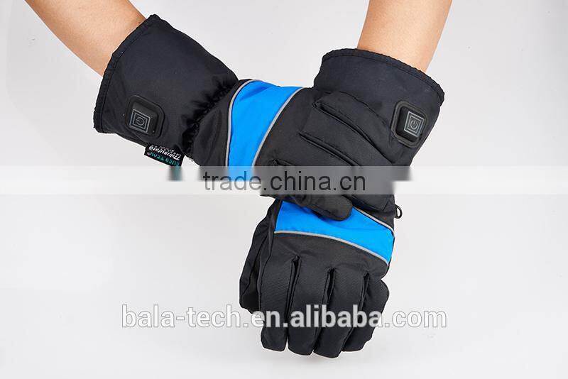 battery waterproof heated winter hunting shooting gloves