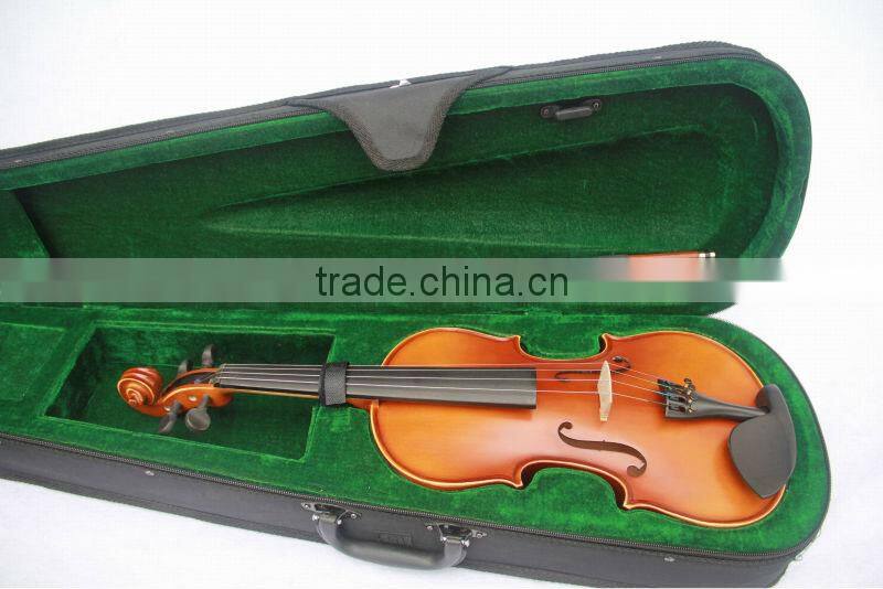 Customized Student Cheap Acoustic Violin Solid Wood Beginner Violin 4/4 3/4 1/4 With Case Bow Made in China