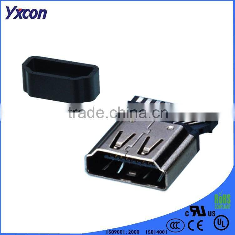 Made in china 10pin with protective jacket HDMI connector