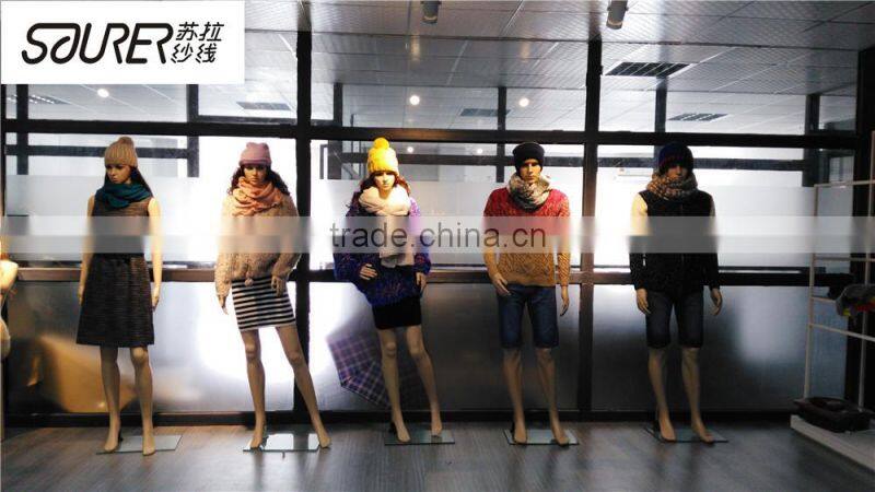 polyester black chenille yarn for knitting scarf