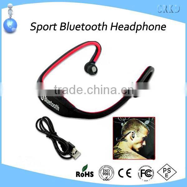 Hottest wireless Mp3 sport bluetooth headphone for iPhone
