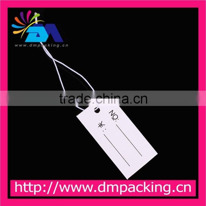 small paper jewelry hang tag for price lable printing