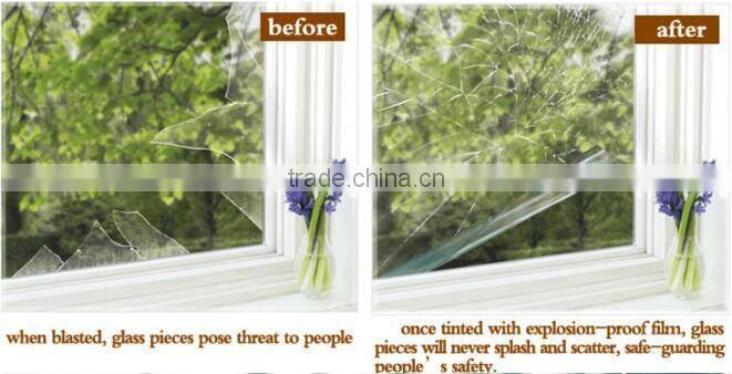 Nice choice safety film and security film with high quality/PET material /size in 1.52*30m
