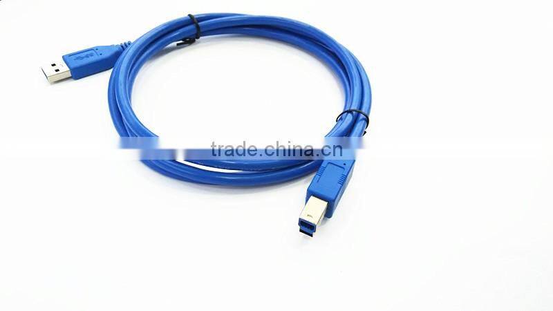 Good price blue color printer usb cable 3.0/male to male AM/BM