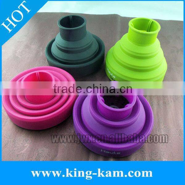 custom silicone folding hair dryer diffuser