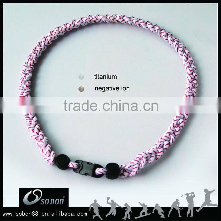 baseball rope necklasses sports necklaces dell friendship