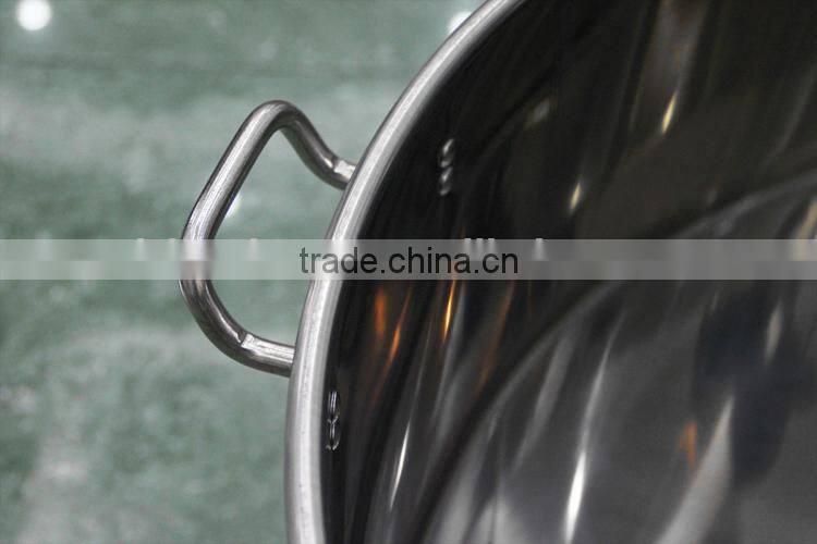 large stainless steel industrial steam cooking pot 2015 products made in china