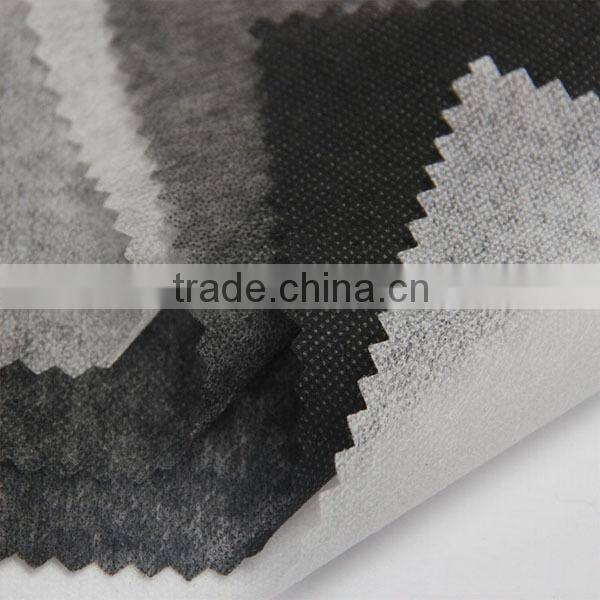 Non-woven Fusible Interlining,100%Polyester,Hot-melt fusible,LDPE