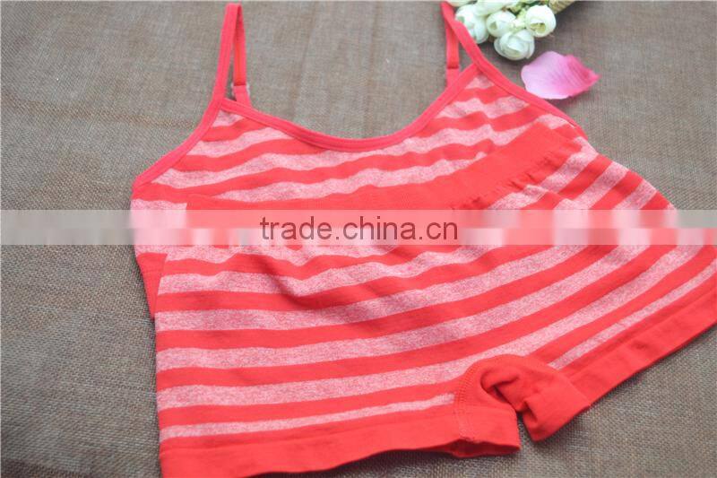 Wholesale little girl seamless panty and bra underwear set for young girls