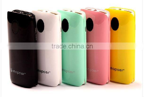 5200mah external power pack with 18650 Lithioum battery cells for iphone 5