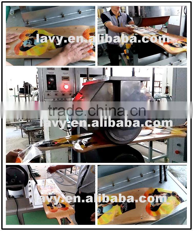 LAVY new condition multicolor big size skateboard printing machine