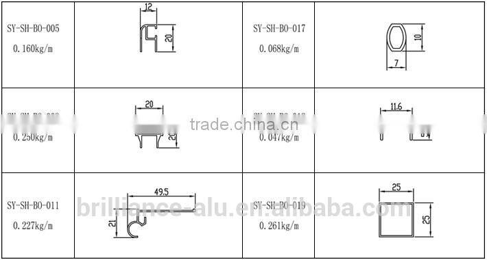 high quality and new design aluminum mirror frames