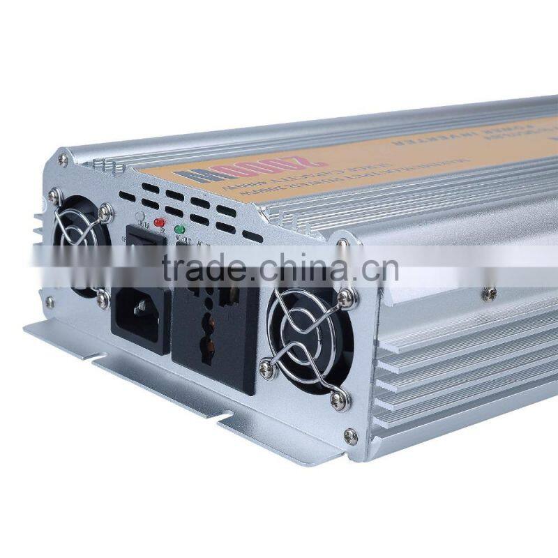 Multipurpose and High Quality True 2000W DC12V/DC24V to AC220V Power Inverter for car,trucks,ship, solar off-grid power system