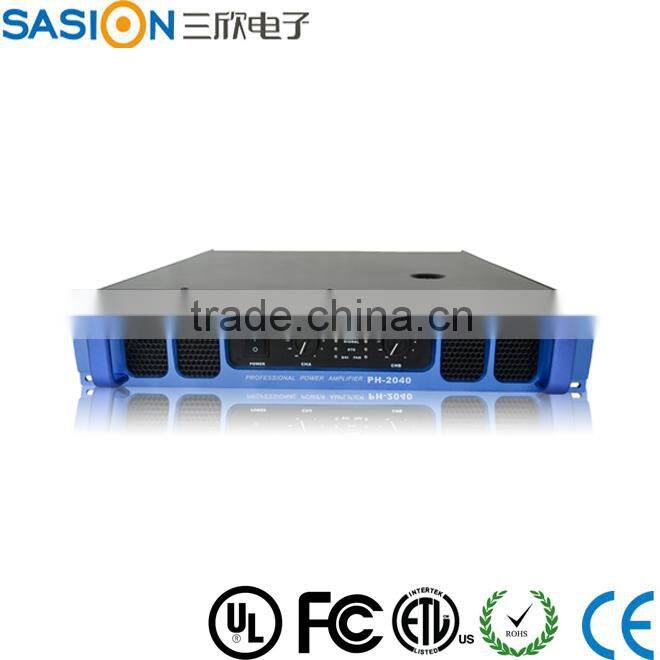 2015 trade assurance supplier SASION PH-2040 professional amplifier