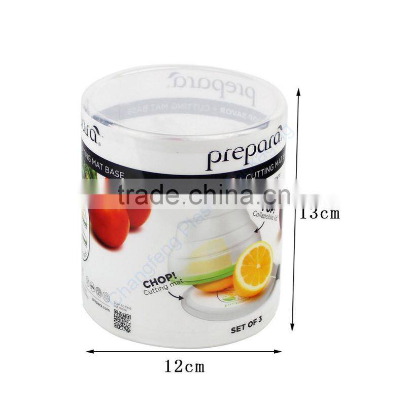 Custom Logo Clear Plastic Tube Packaging Food