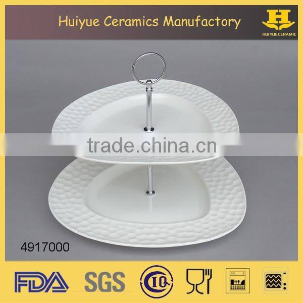 unique shape porcelain cake stand, cake tower, party display