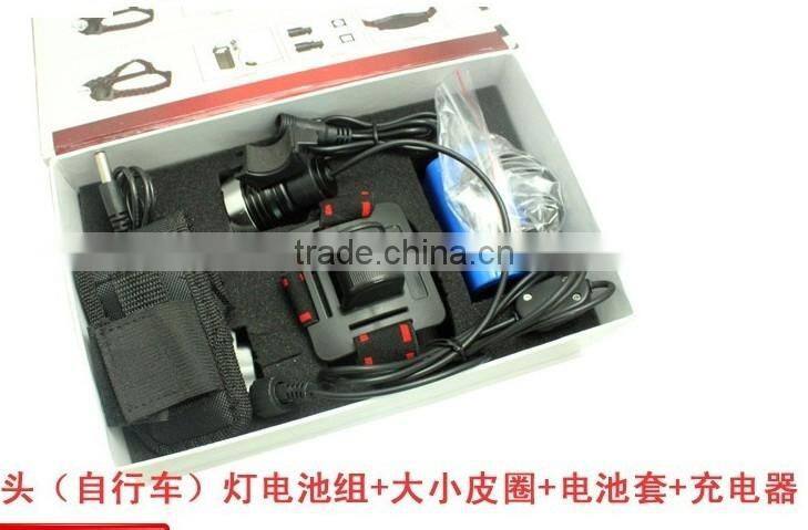 Rotatable Zoom Function XML T6 Head Torch Light headlamp